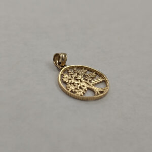 14k Yellow Gold Tree of Life Pendant