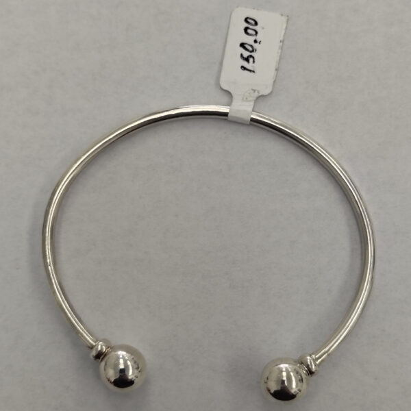Plain 925 Silver Bangle