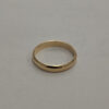 14K Yellow Gold Plane Wedding Band