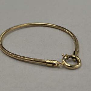 14K Yellow Gold Flexible Bangle