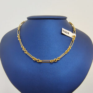 14K Yellow Gold Oval Link Chain