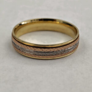 14K Three Tones Ring