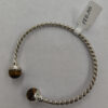 925 Silver Twisted Bangle