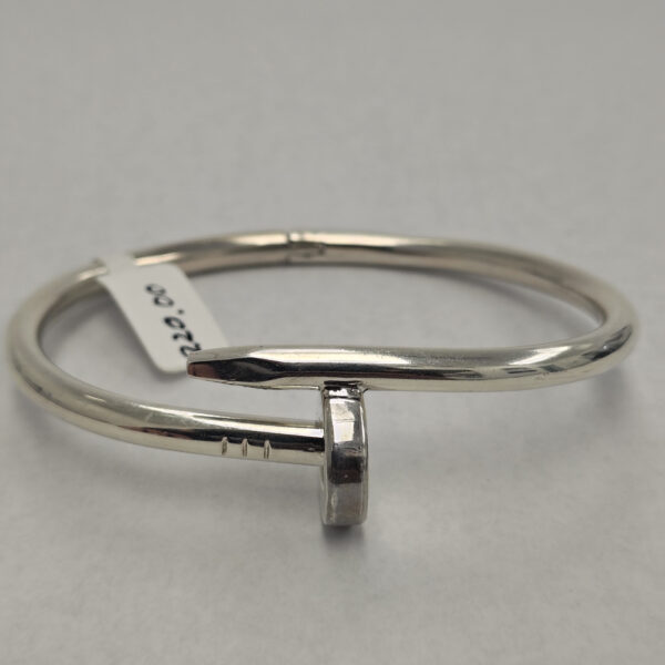 925 Silver Nail Bracelet