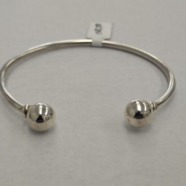 Plain 925 Silver Bangle