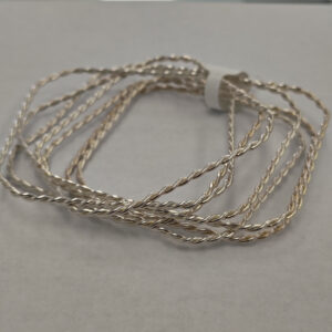 925 Silver Twisted Weekly Bangle